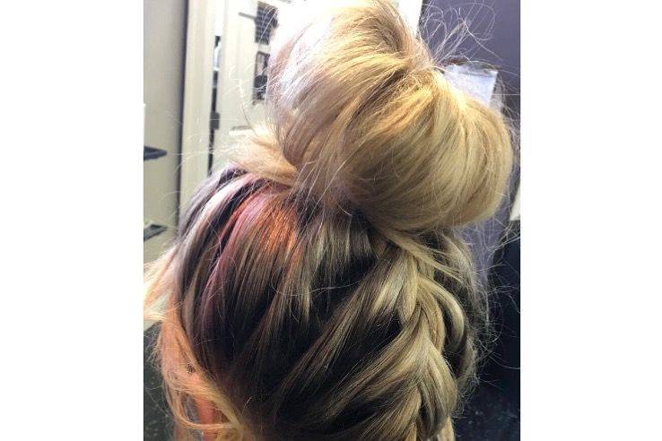 A stylish updo