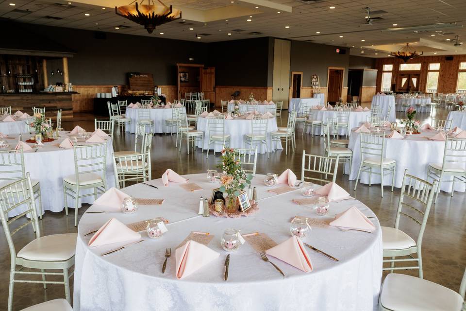Pink napkins