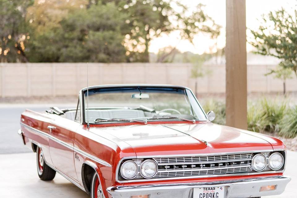 1963 Olds convertible front