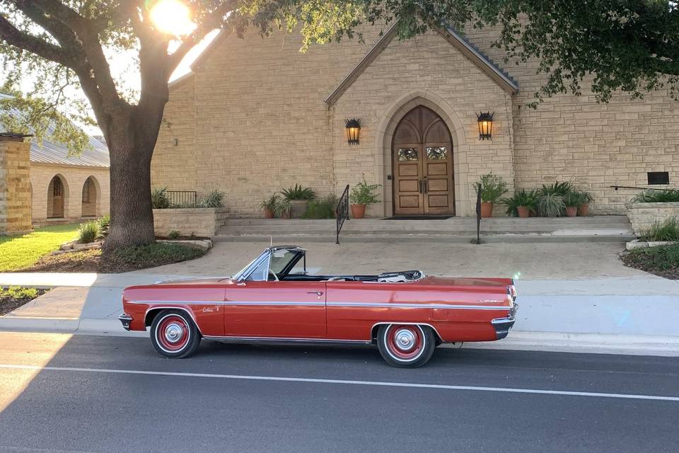 1963 Olds convertible side