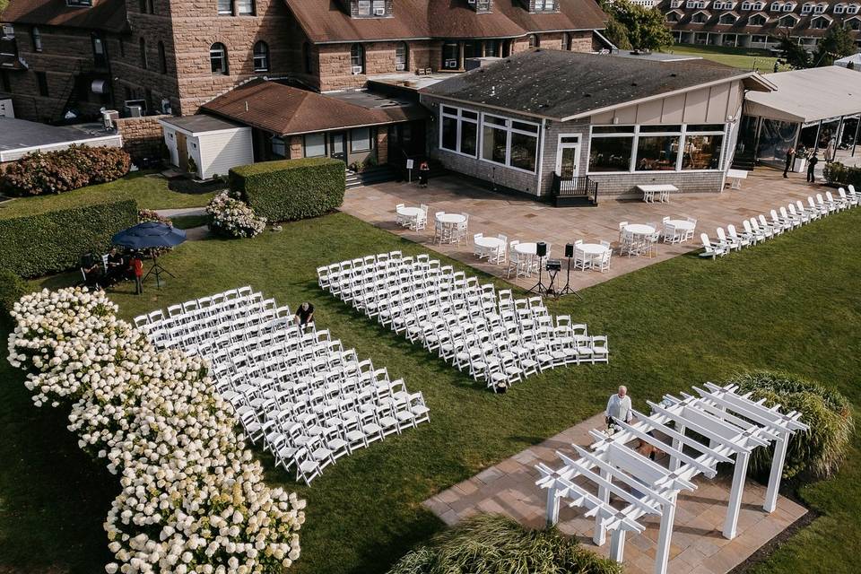 Outdoor Ceremony Aerial