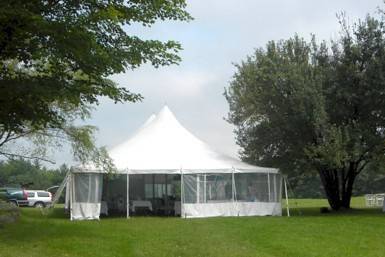 Tented Wedding at the Andover Barn on the Highland Lake Inn