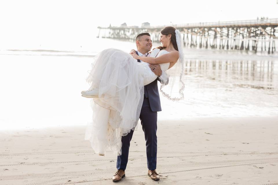 Couple on beach