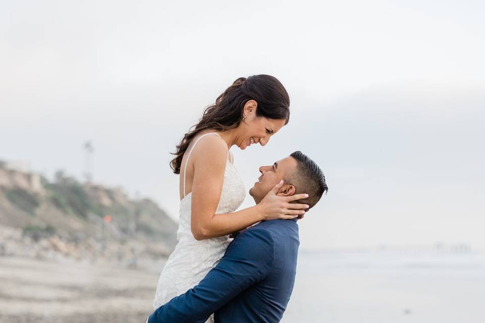 Couple on beach