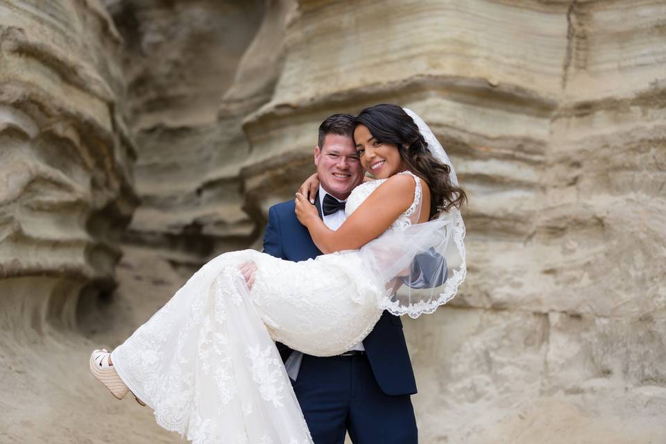 Couple on beach