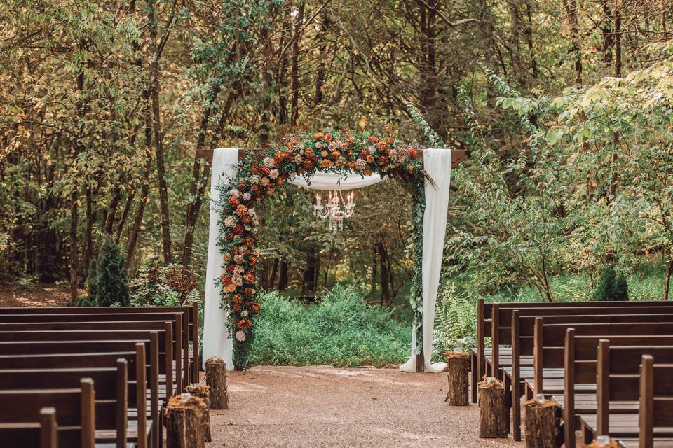 Wooded Ceremony Arch