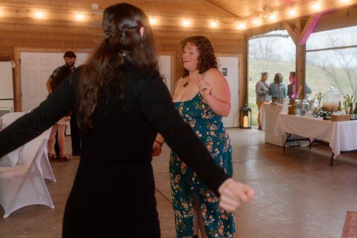 Dancing in the pavilion