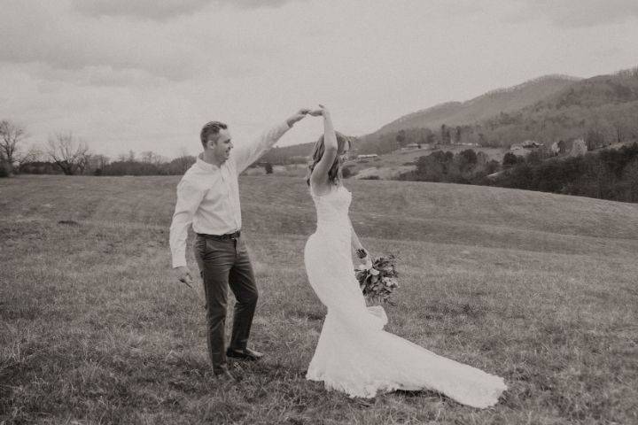 Dancing in the field