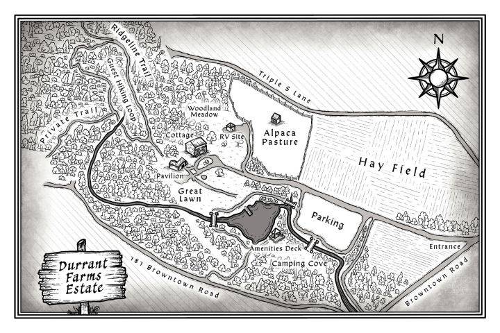 Map of the Estate