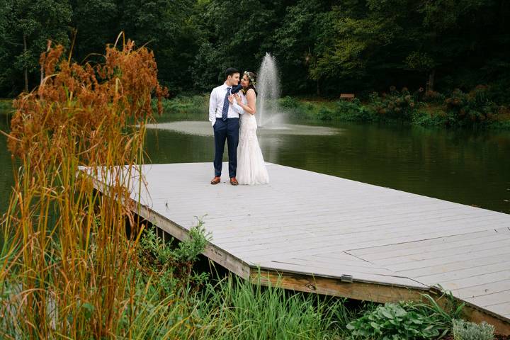 Couple on dock