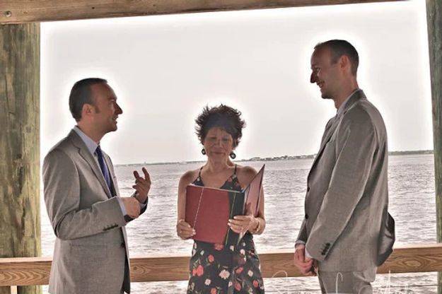 Getting married on the pier