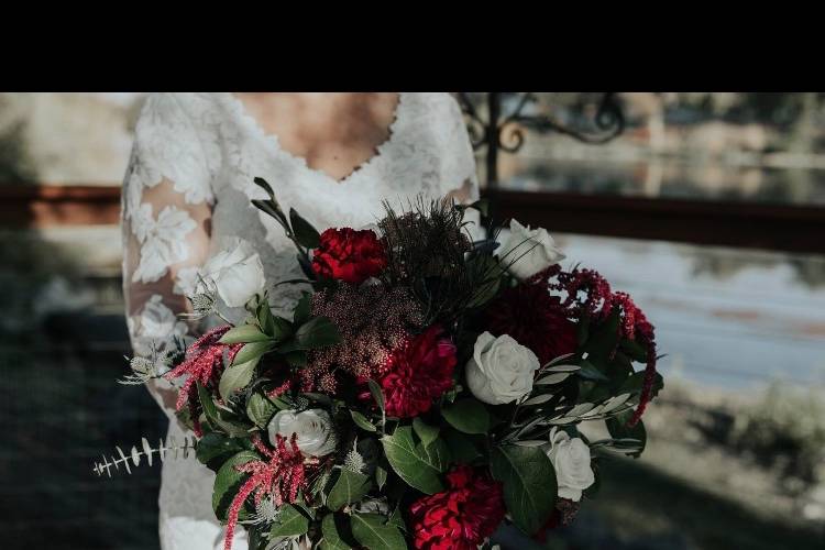 A rich red bouquet