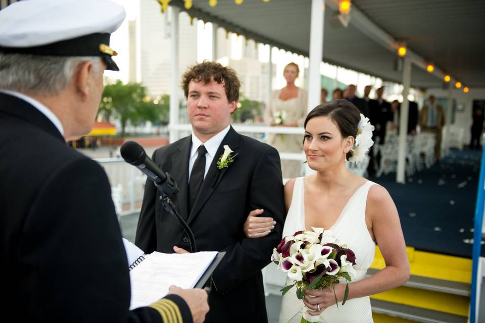 Boat wedding