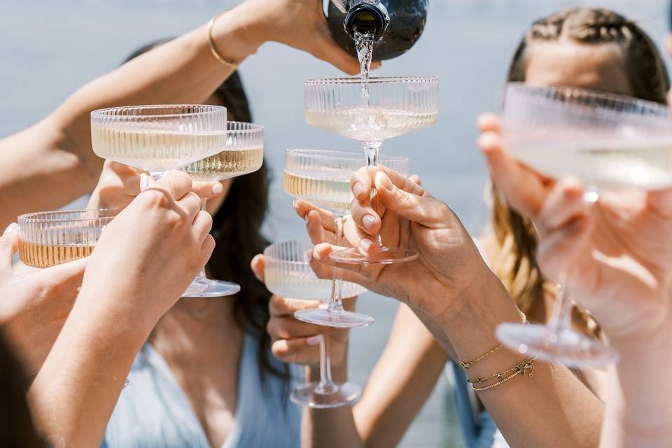 Champagne toast