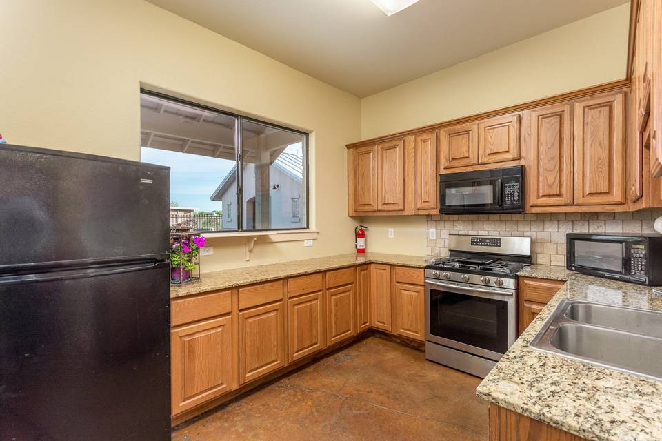 Window in kitchen area