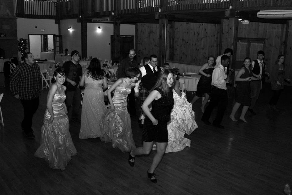 Guests on the dance floor