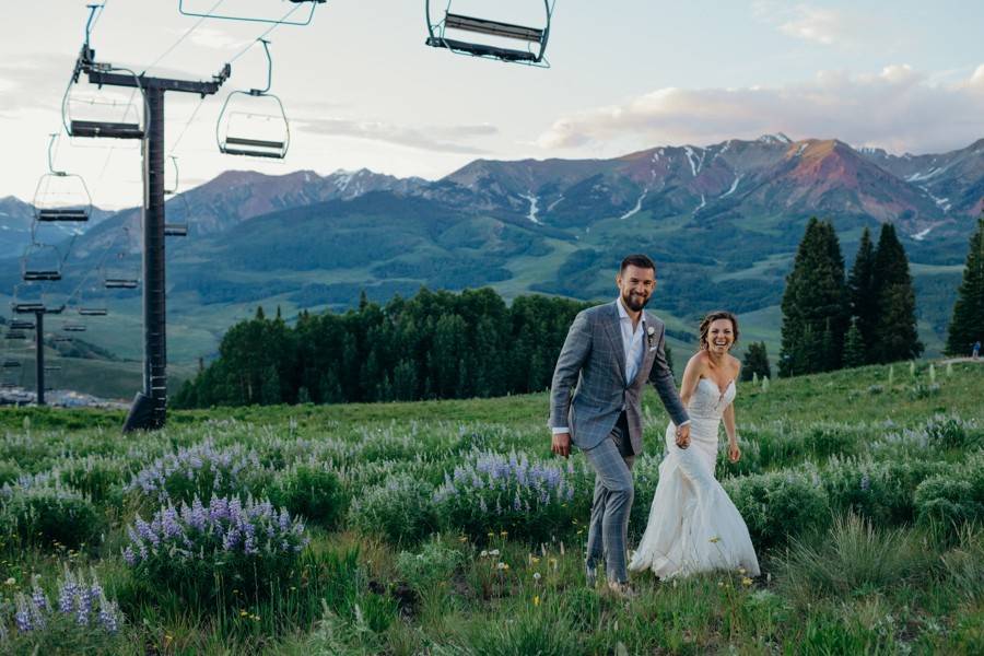 Crested Butte wedding with cha