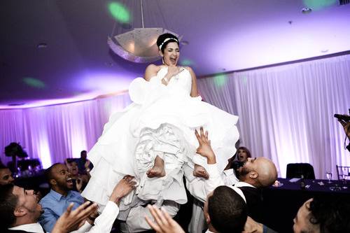 Lifting the bride