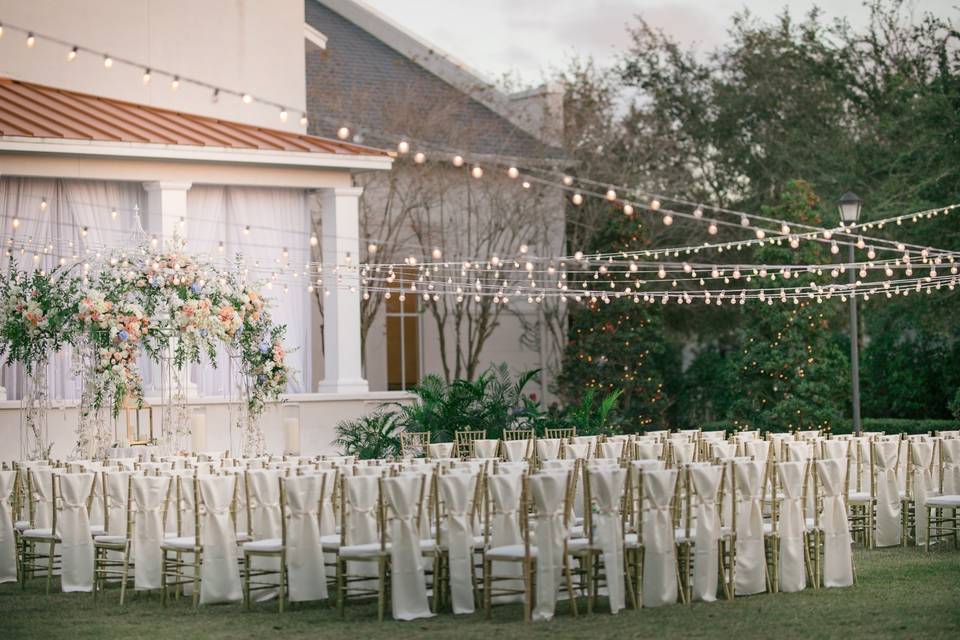 Garden Wedding Ceremony