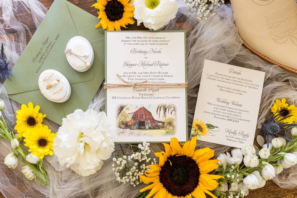 Barn Themed Invitation
