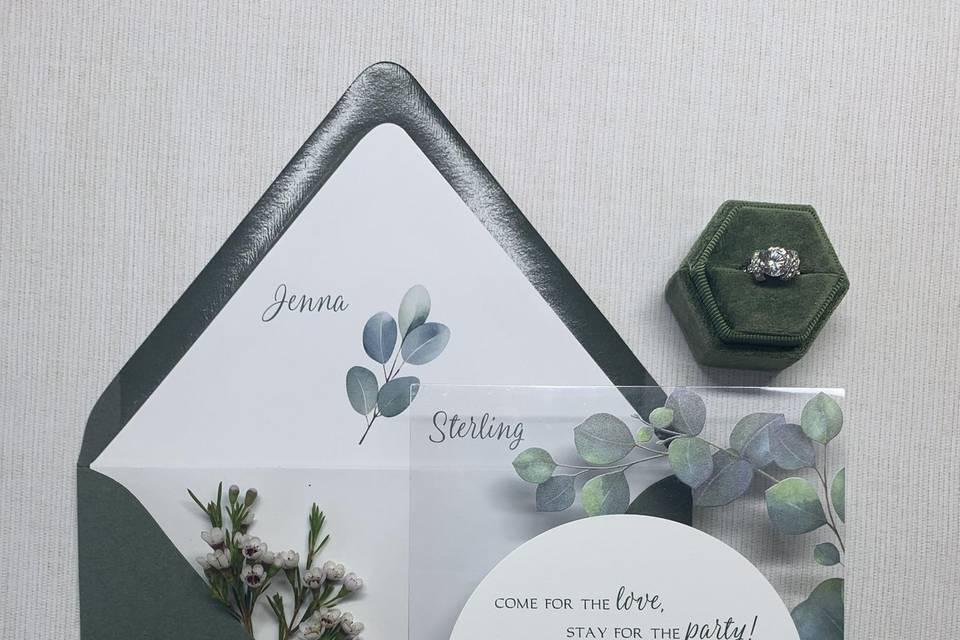 Acrylic Invitation