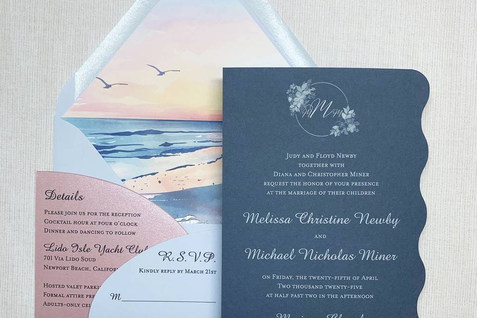 Beach Themed Die Cut