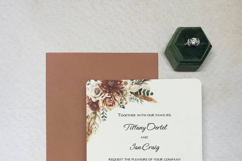 1 Layer Flat Card