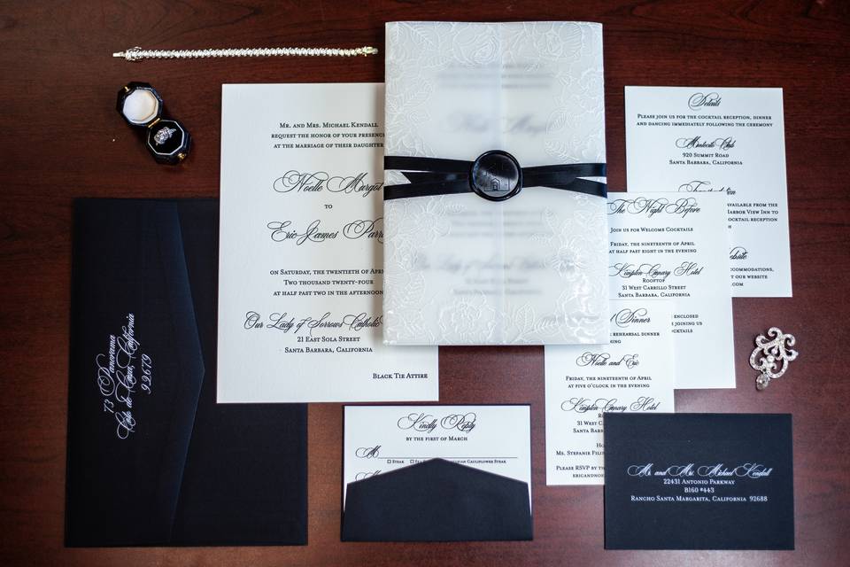 Oversized Vellum Wrap