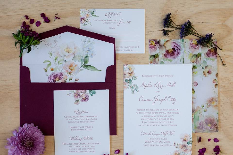 Patterned Vellum Wrap