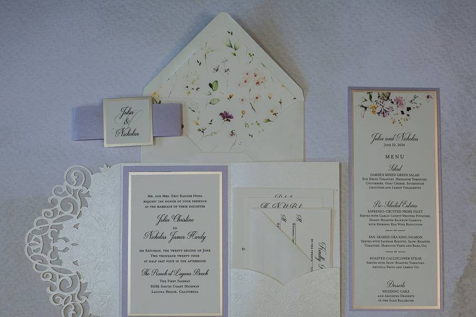 Laser Cut Pocket Folder