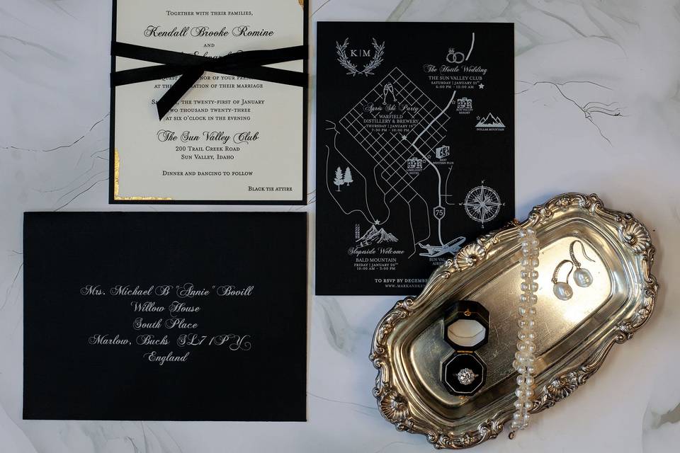 Letterpress, Gold Corners