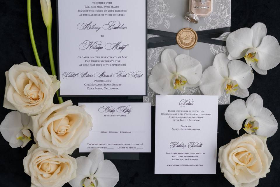 Elegant Oversized Vellum Wrap