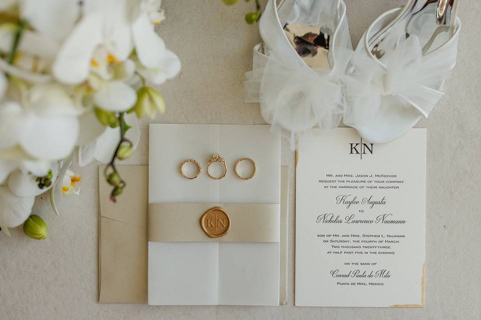Letterpressed, Vellum Wrap