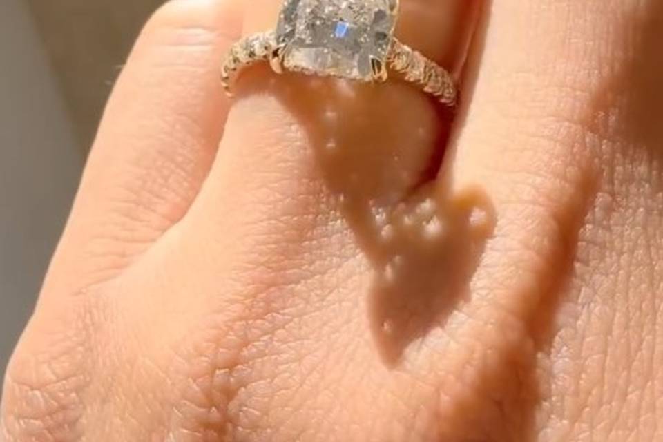 cushion-cut-engagement-ring-pave-band-yellow-gold-haejin-jewelry-brooklyn.jpg