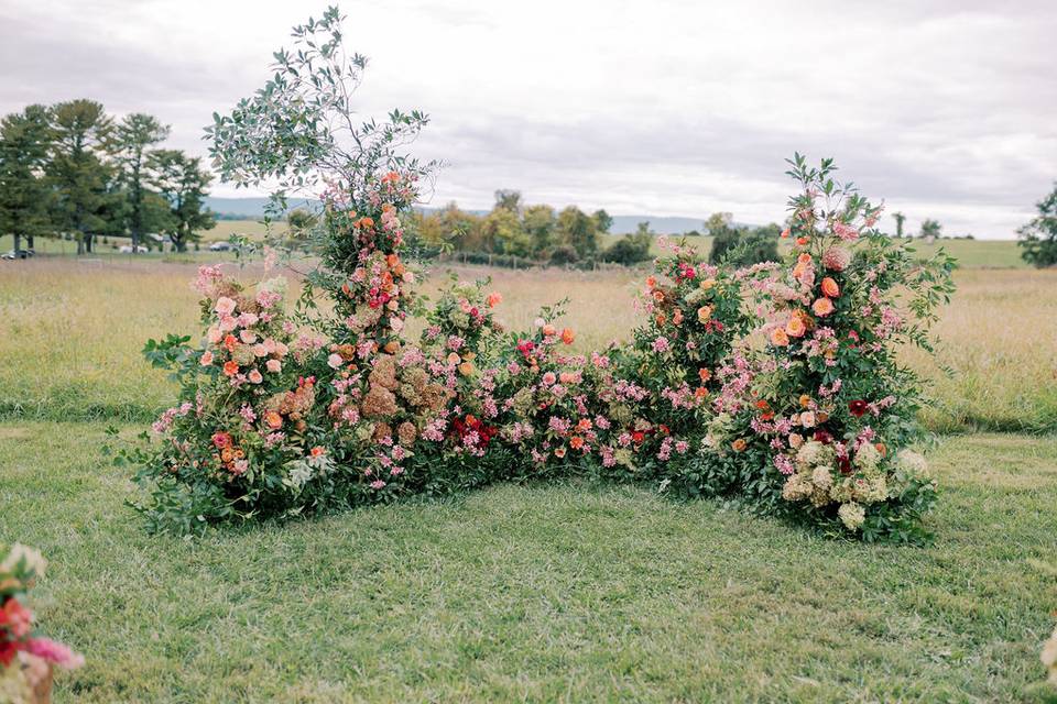 Floral design @ ceremony