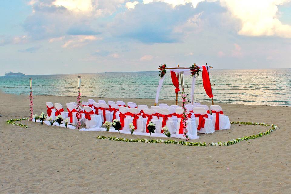 Beach wedding