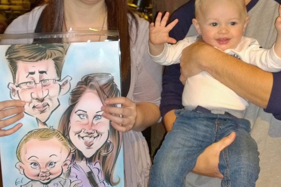 Hughes Studios Caricatures