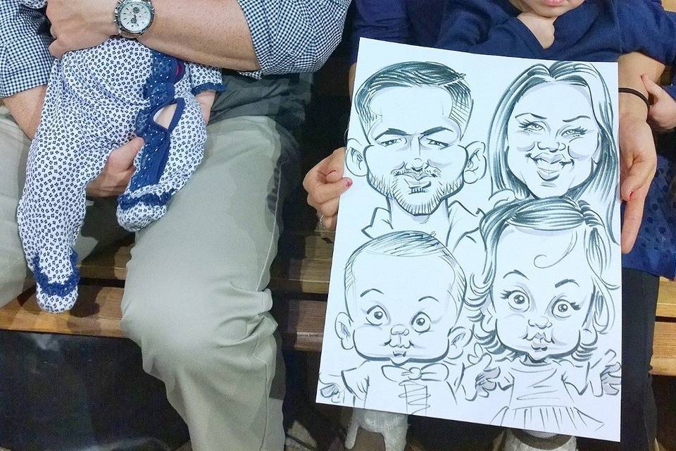 Hughes Studios Caricatures