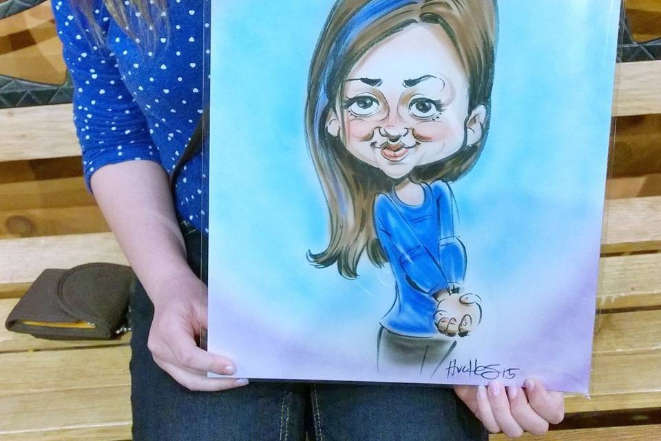 Hughes Studios Caricatures