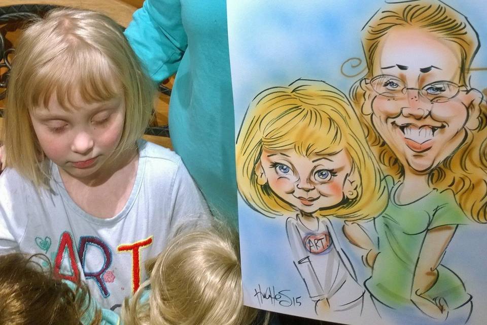 Hughes Studios Caricatures