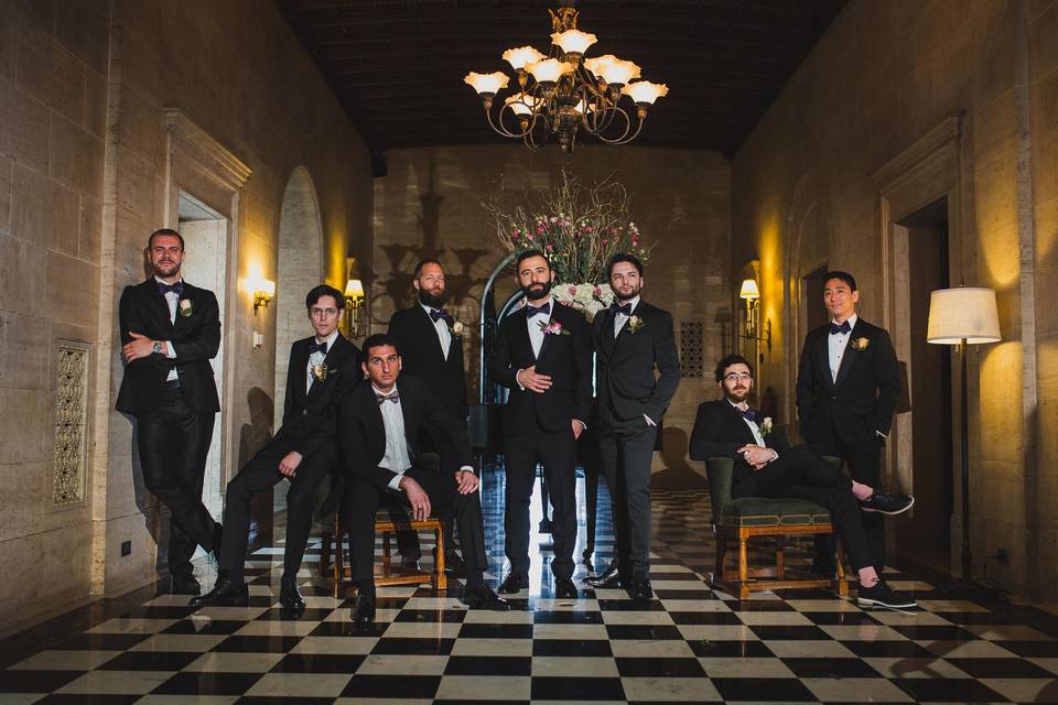 Groom and Groomsmen shot