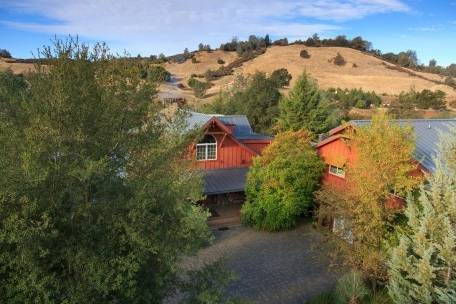 Evening lights at the inn