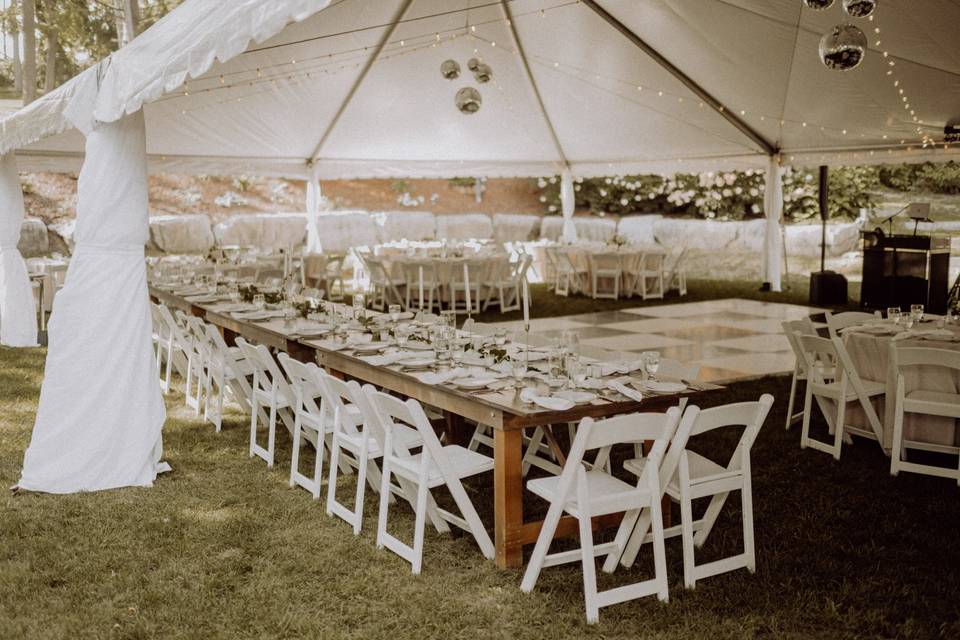 Outdoor Reception in the Grove