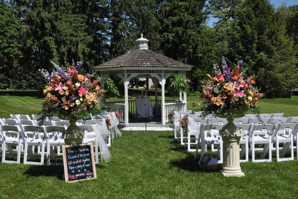 Outdoor Ceremony at the Gazebo