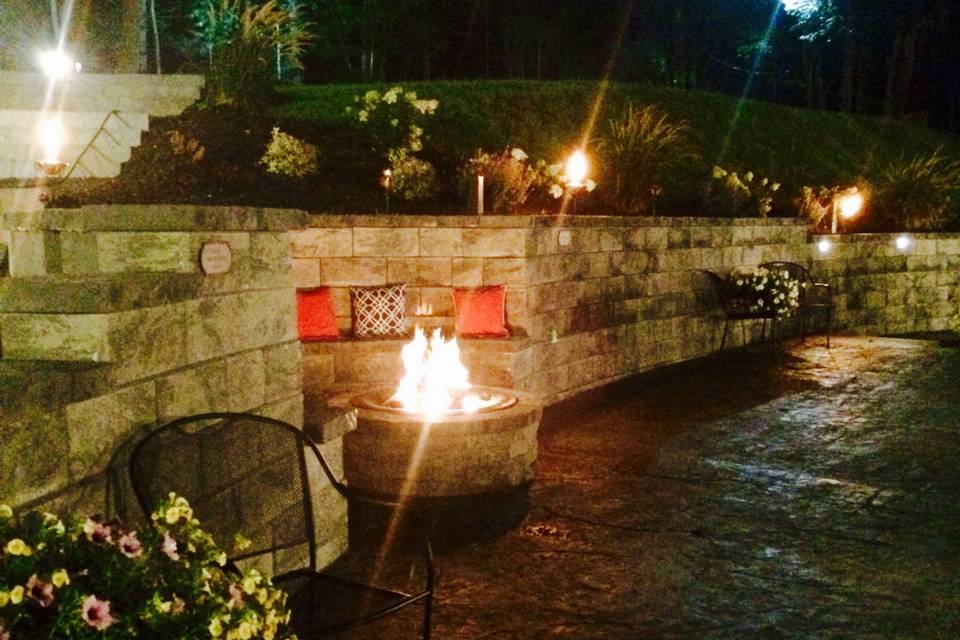 Fire Pit on the Patio