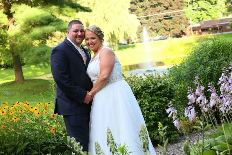 Bride & Groom front lawn