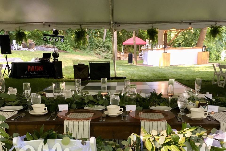 Outdoor Reception in the Grove