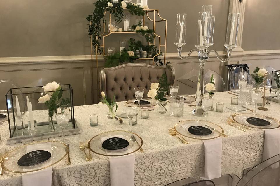 Bridal Party Head Table