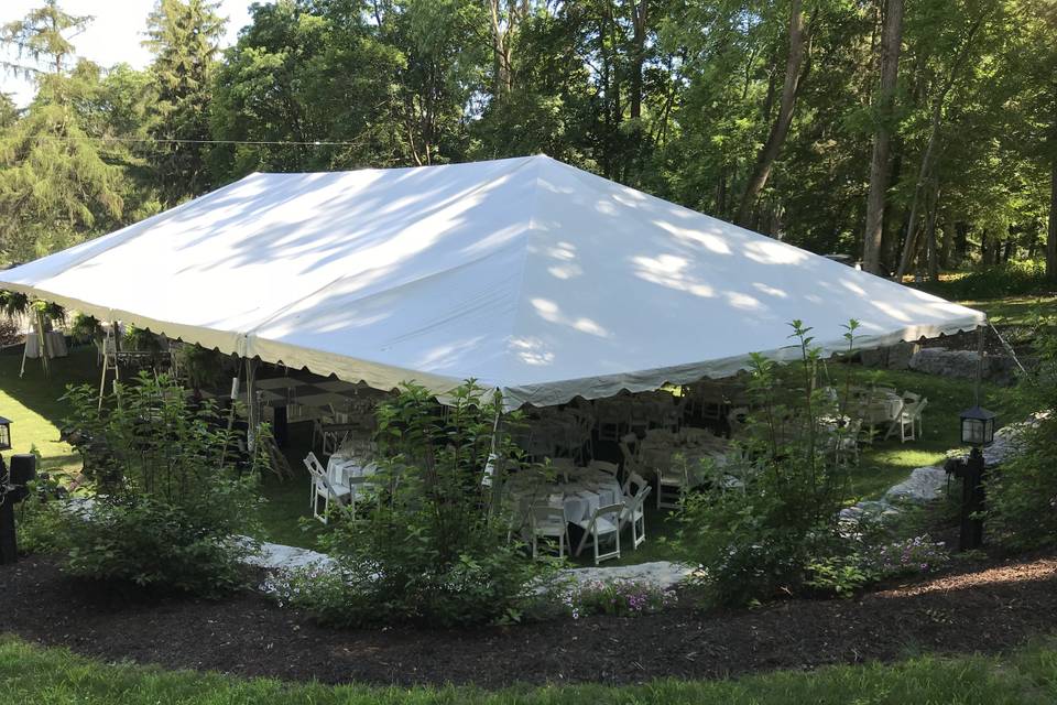 Tented Reception in the Grove