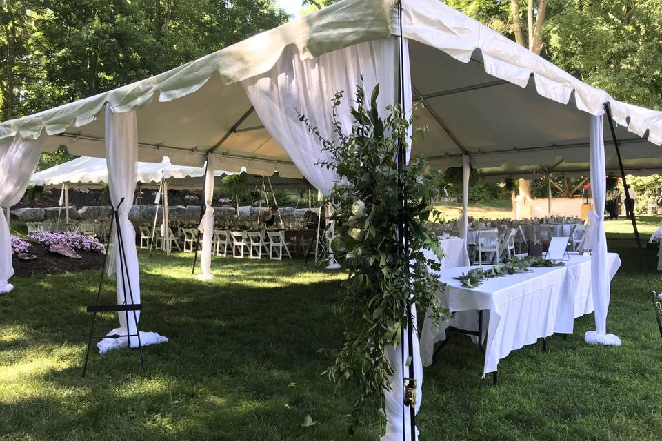 Tented Reception in the Grove